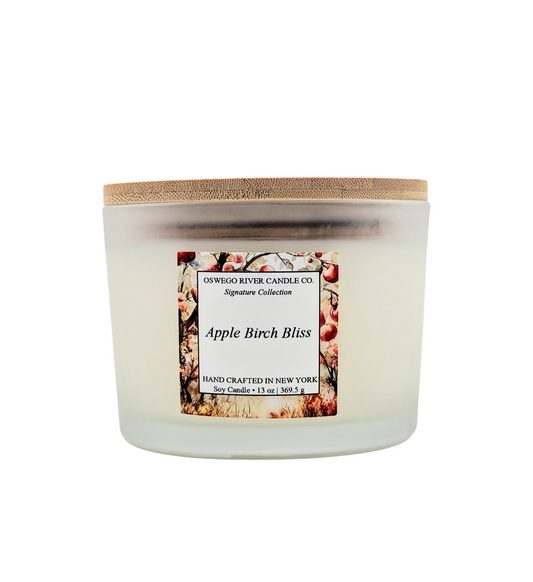 Apple Birch Bliss Dule Wick Candle